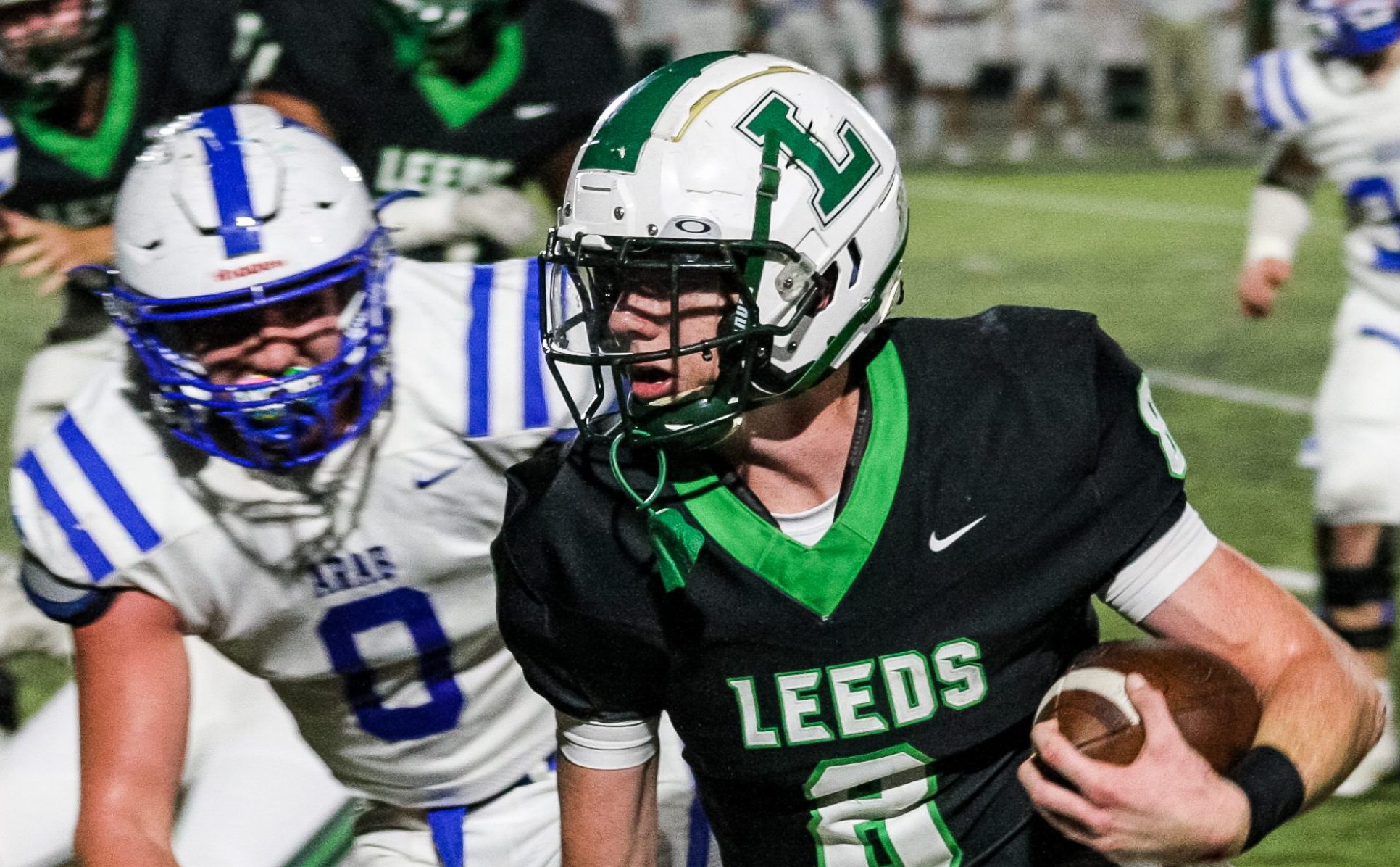 Leeds Rolls Into Round Two With 33-7 Win Over Arab